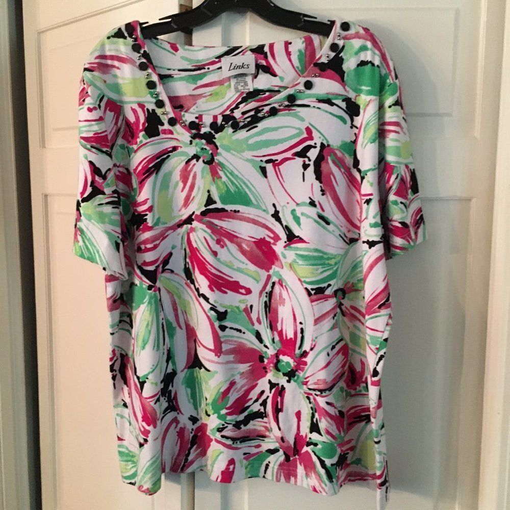 Links Floral Top 